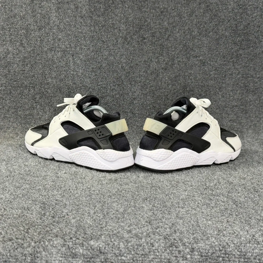 Nike Air Huarache OG Shoes Men 9 Orca White Leather Black Retro Athletic Running